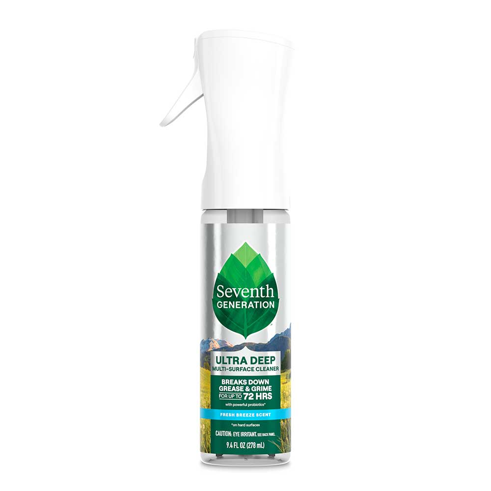 Seventh Generation Fresh Breeze Ultra Deep Multi-surface Cleaner, 9.4 Fluid Ounce -- 4 Per Case