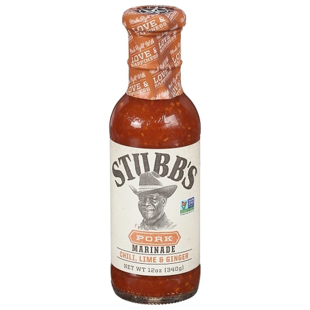 Stubb's Chili, Lime And Ginger Pork Marinade, 12 Ounce -- 6 Per Case