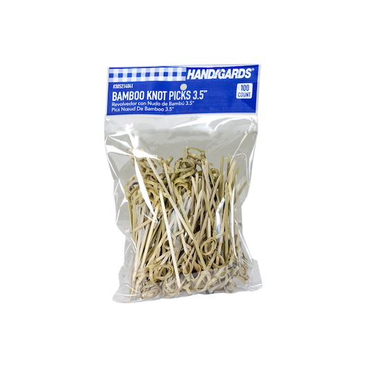 Handgards Bamboo Knot Pick, 3.5 Inch -- 1000 Per Case