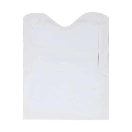 Neatgards Low Density Poly Embossed Adult White Bib, 15.5 X 20 Inch -- 500 Per Case