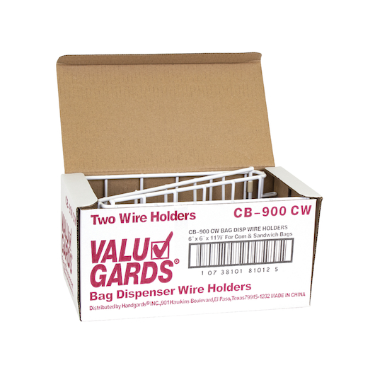 Handgards Valugards Cb900cw Coated Bag Dispenser Wire Holder -- 2 Per Case