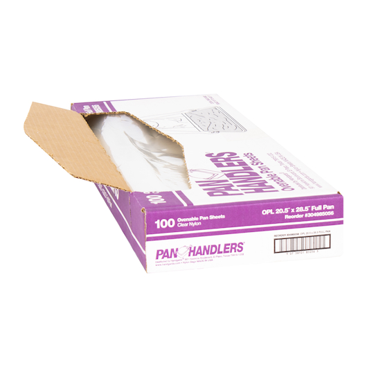 Panhandlers Clear Nylon Ovenable Pan Liner, 20.5 X 28.5 Inch -- 100 Per Case