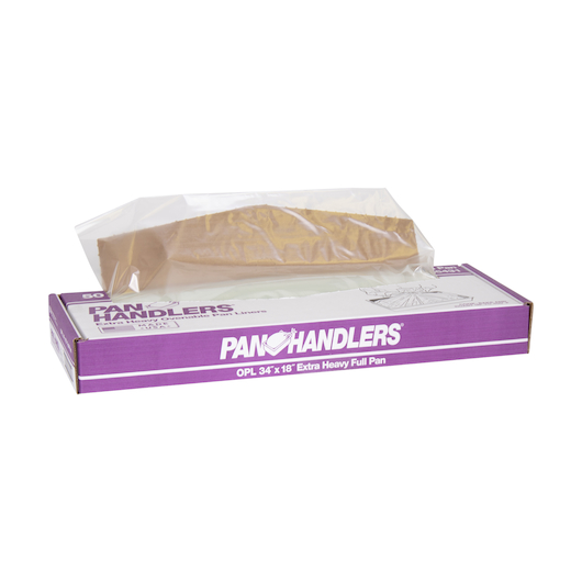 Panhandlers Clear Nylon Ovenable Pan Liner, 34 X 18 Inch -- 50 Per Case