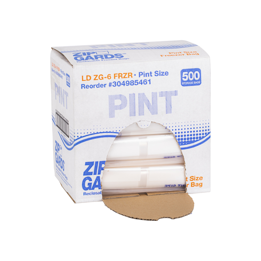 Zipgards Clear Disposable Reclosable Freezer Zipper Bag, 6.5 X 6 Inch -- 500 Per Case