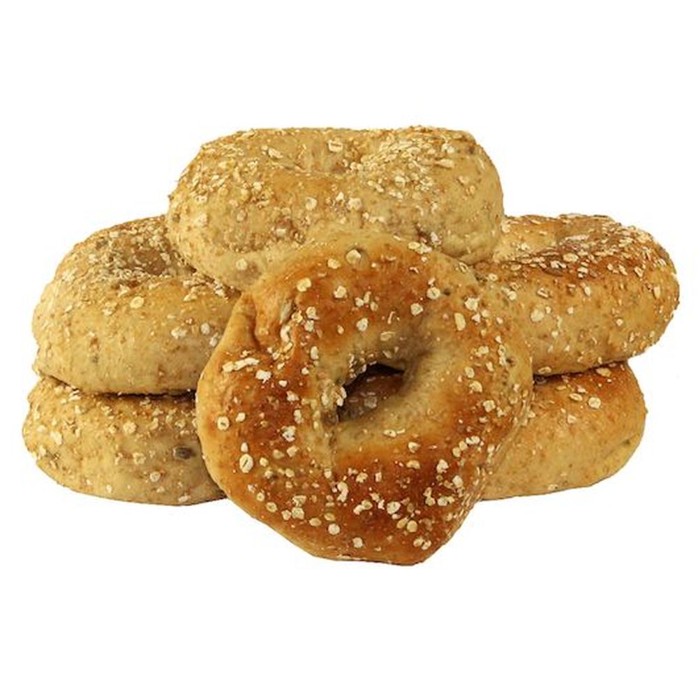 Just Bagels Multigrain Bagel, 4 Ounce -- 48 Per Case