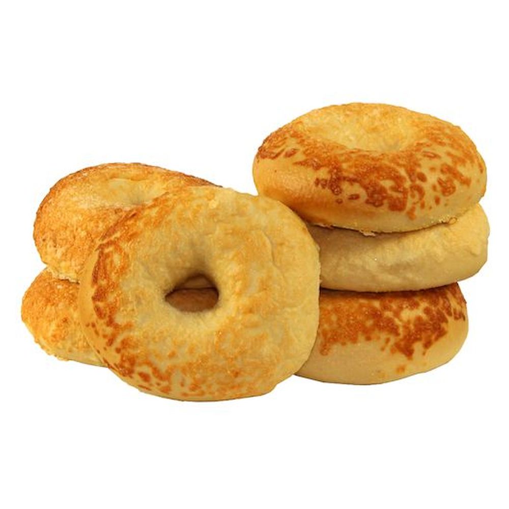Just Bagels Asiago Cheese Bagel, 4 Ounce -- 48 Per Case
