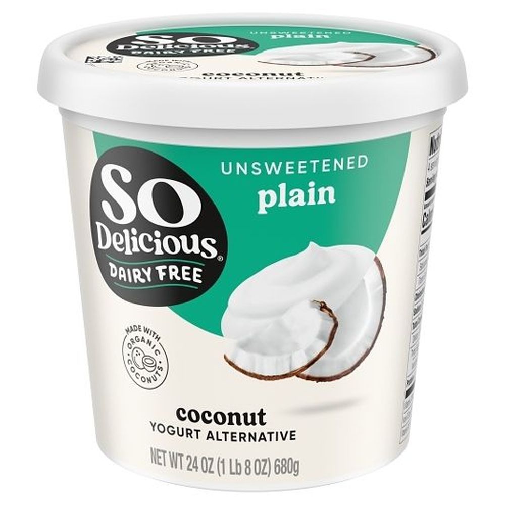 So Delicious Unsweetened Dairy Free Coconut Milk Yogurt Alternative, 24 Ounce -- 6 Per Case