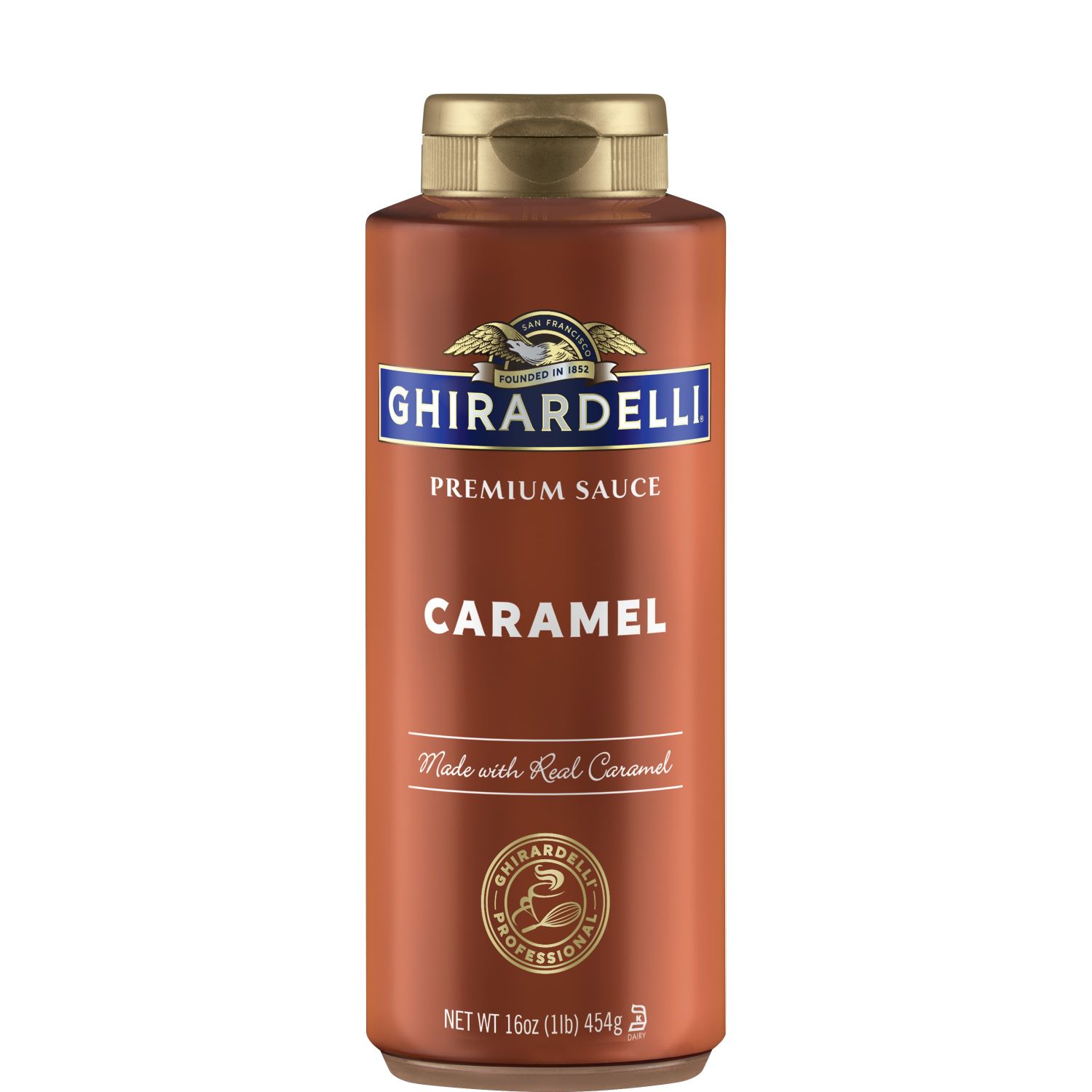 Ghirardelli Caramel Sauce, 16 Ounce Squeeze Bottle -- 12 Per Case