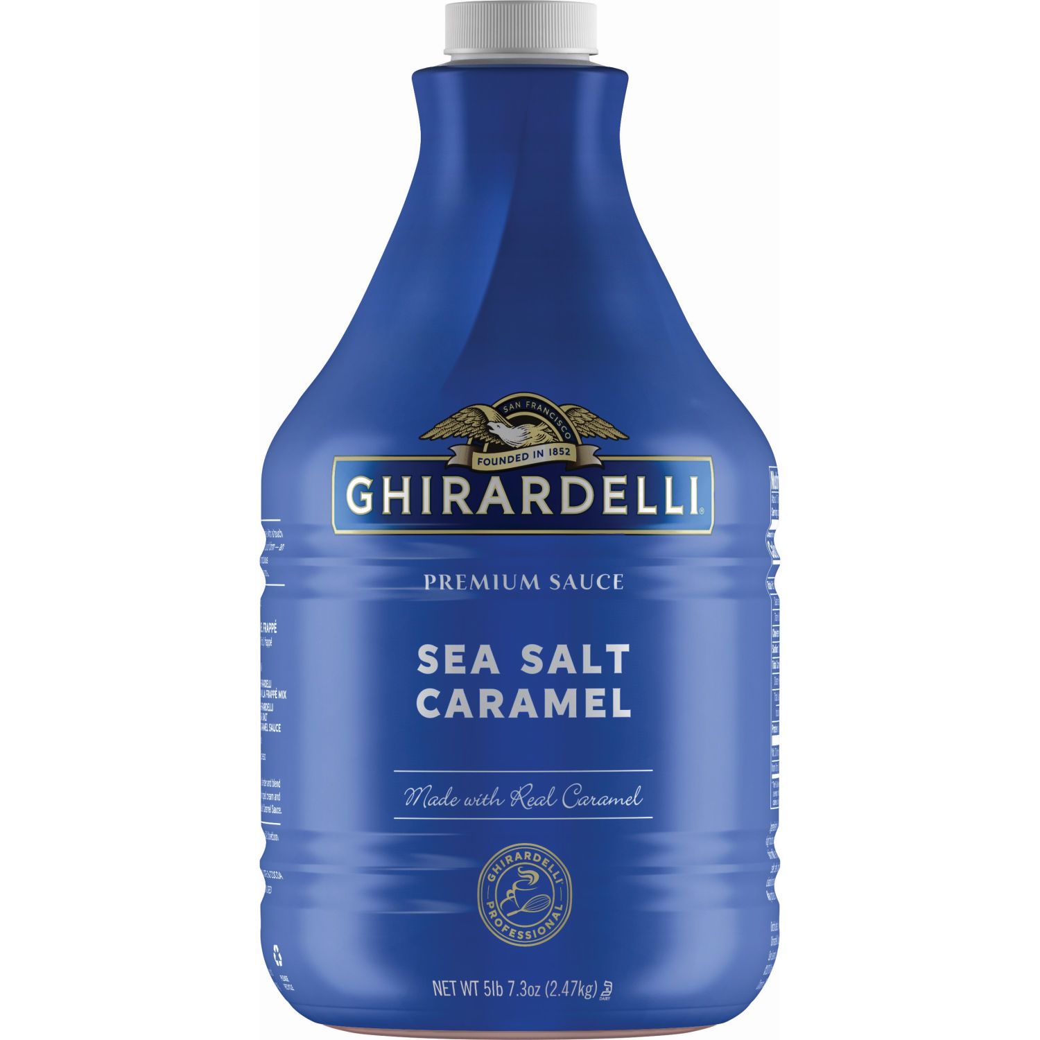Ghirardelli Sea Salt Caramel Sauce, 87.3 Ounce Pump Bottle -- 6 Per Case