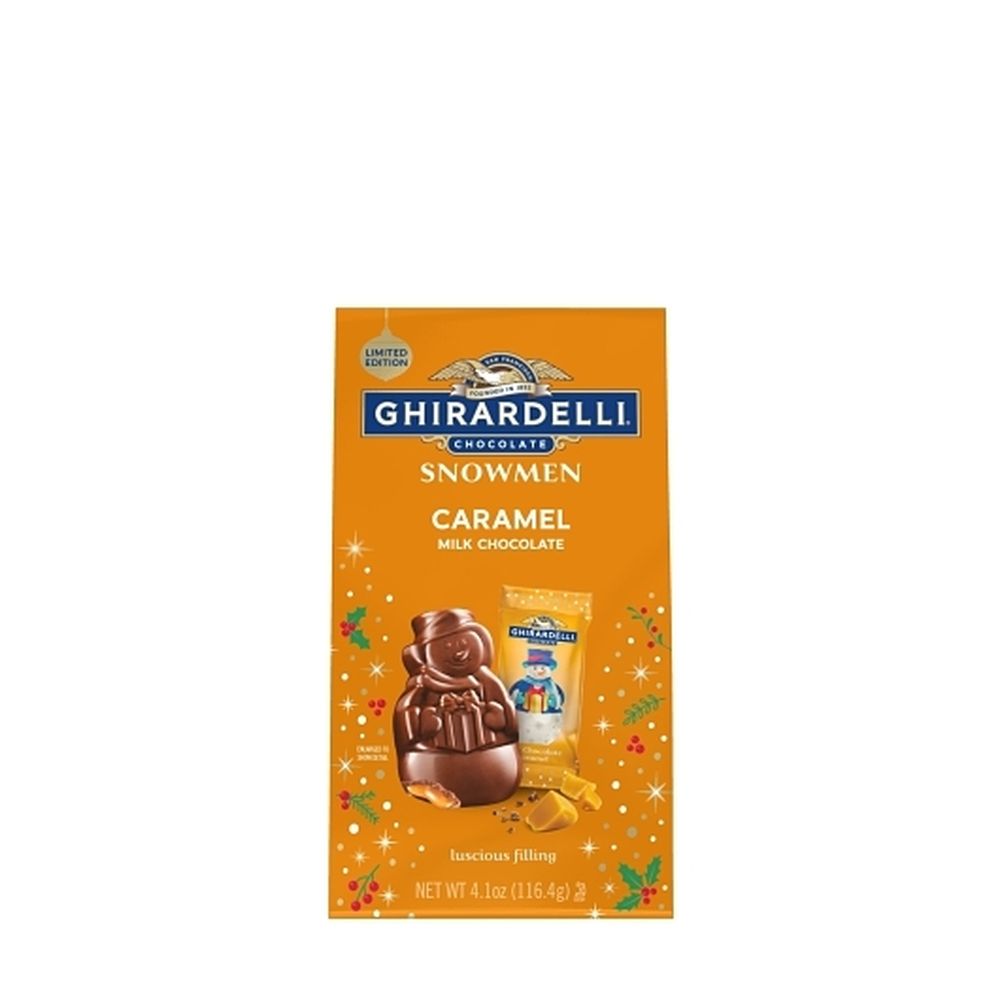 Caramel Filled Milk Chocolate Snowmen