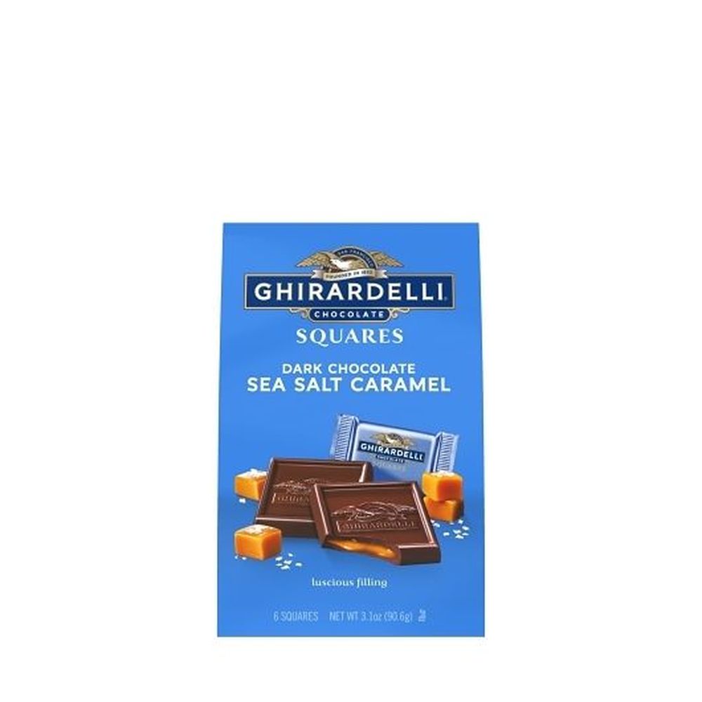 Sea Salt Caramel Dark Chocolate Squares
