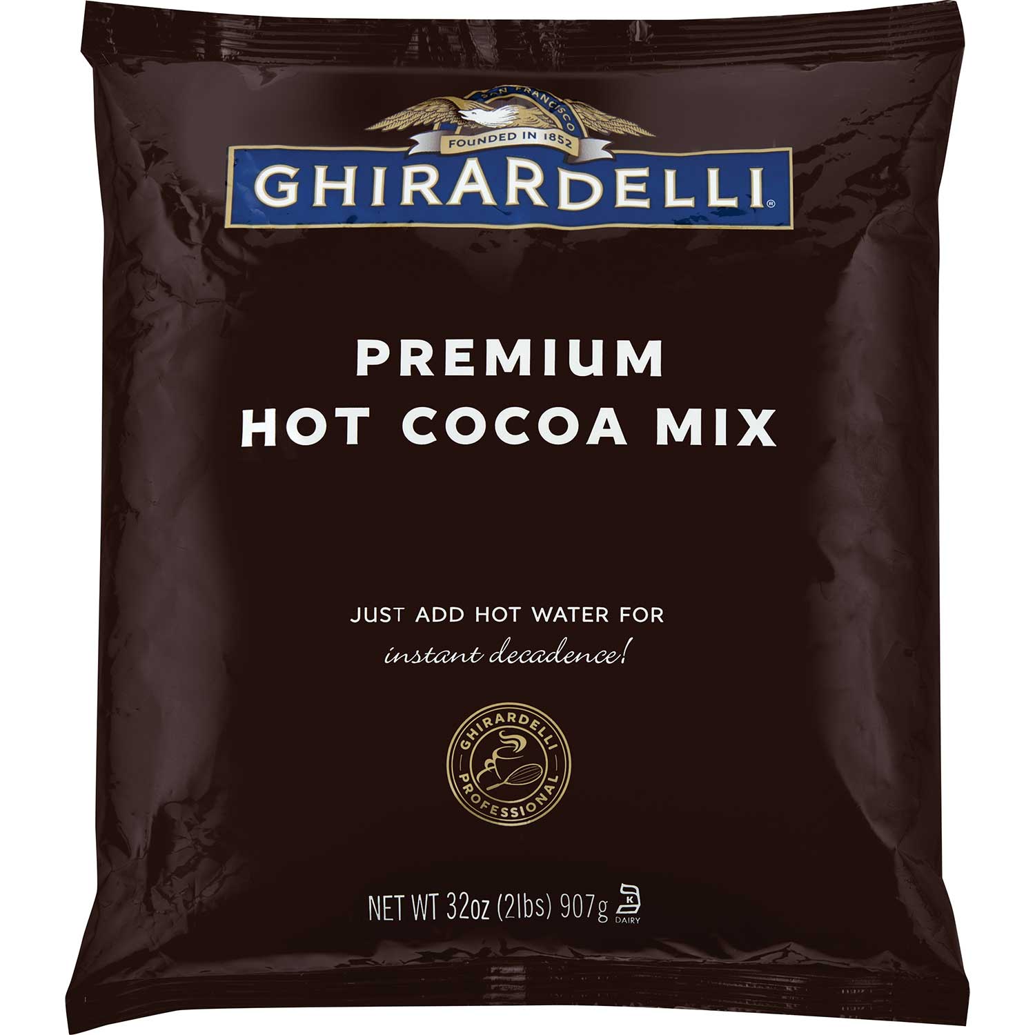 Ghirardelli Premium Hot Cocoa Pouch, 32 Ounce -- 4 Per Case
