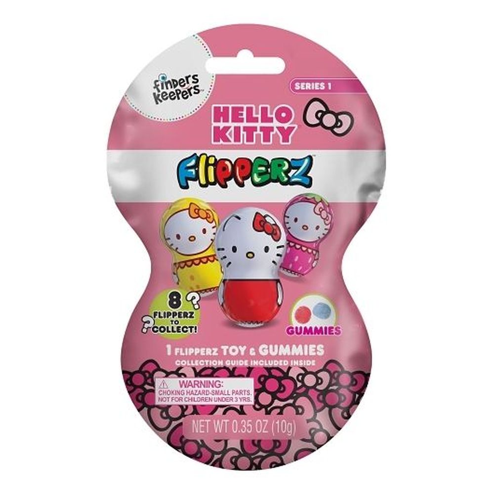 Finders Keepers Hello Kitty Flipperz With Gummy, 0.35 Ounce -- 24 Per Case
