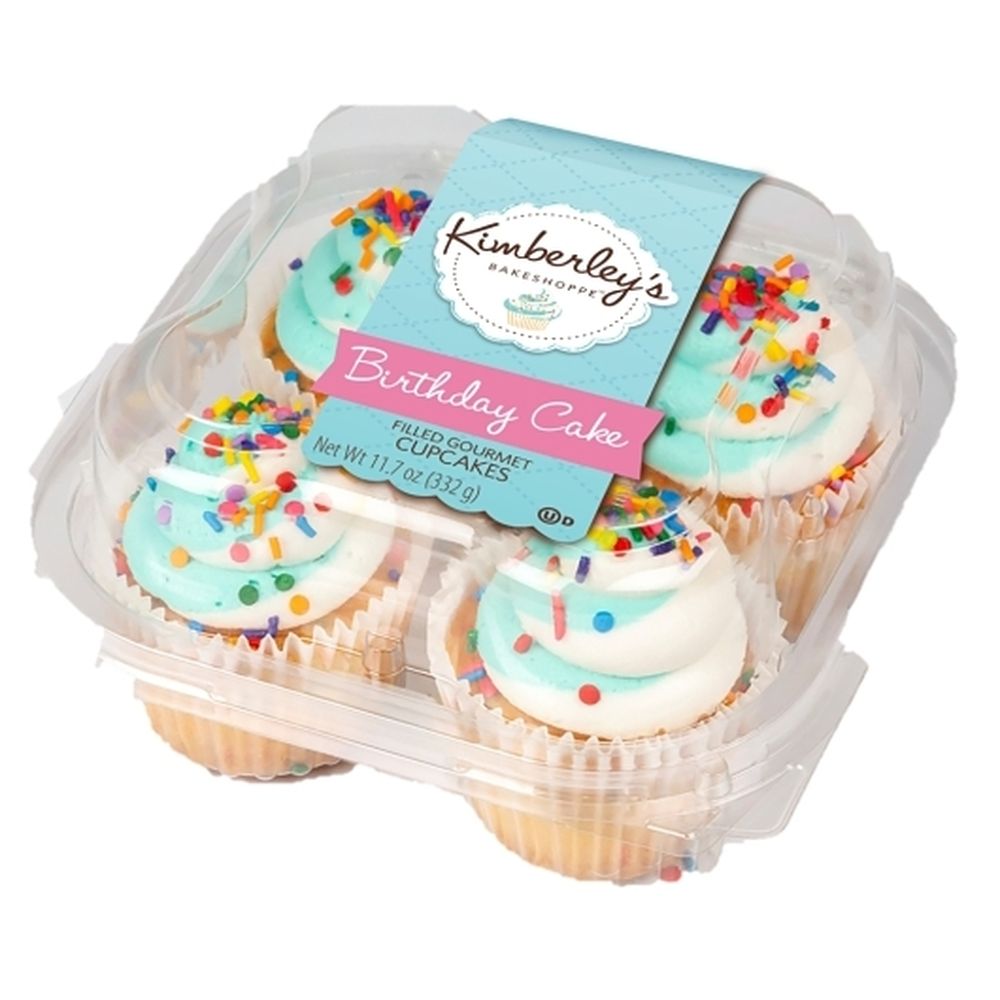 Birthday Cake Filled Gourmet Cupcakes