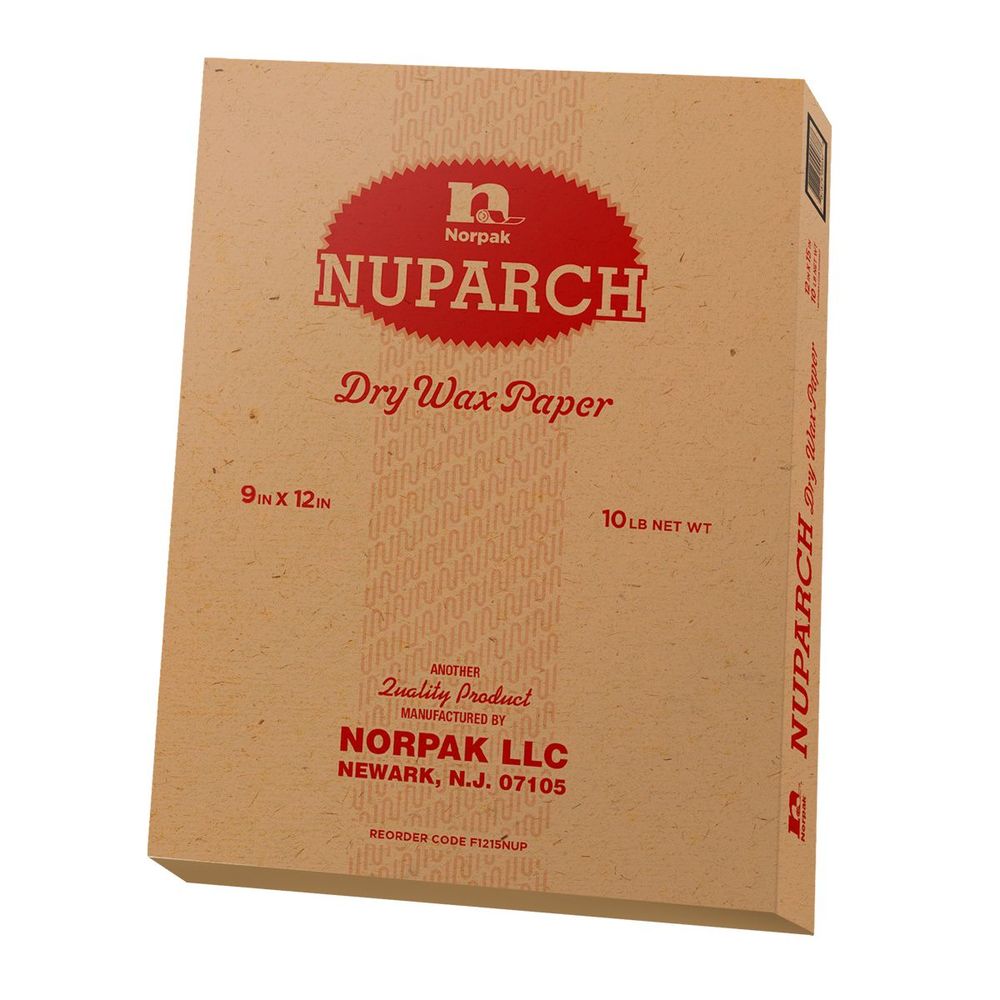 Norpak 9 X 12 Inch Nuparch Dry Wax Paper, 50 Pound