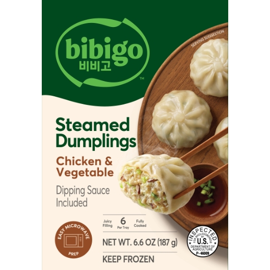 Bibigo Chicken And Vegetable Steamed Dumplings, 6.6 Ounce -- 9 Per Case
