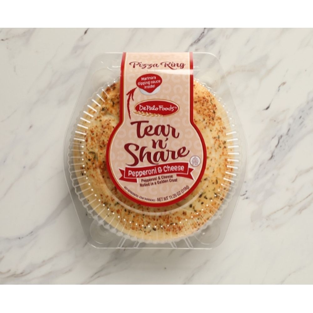 Tear N Share Pepperoni and Cheese Pizza Ring