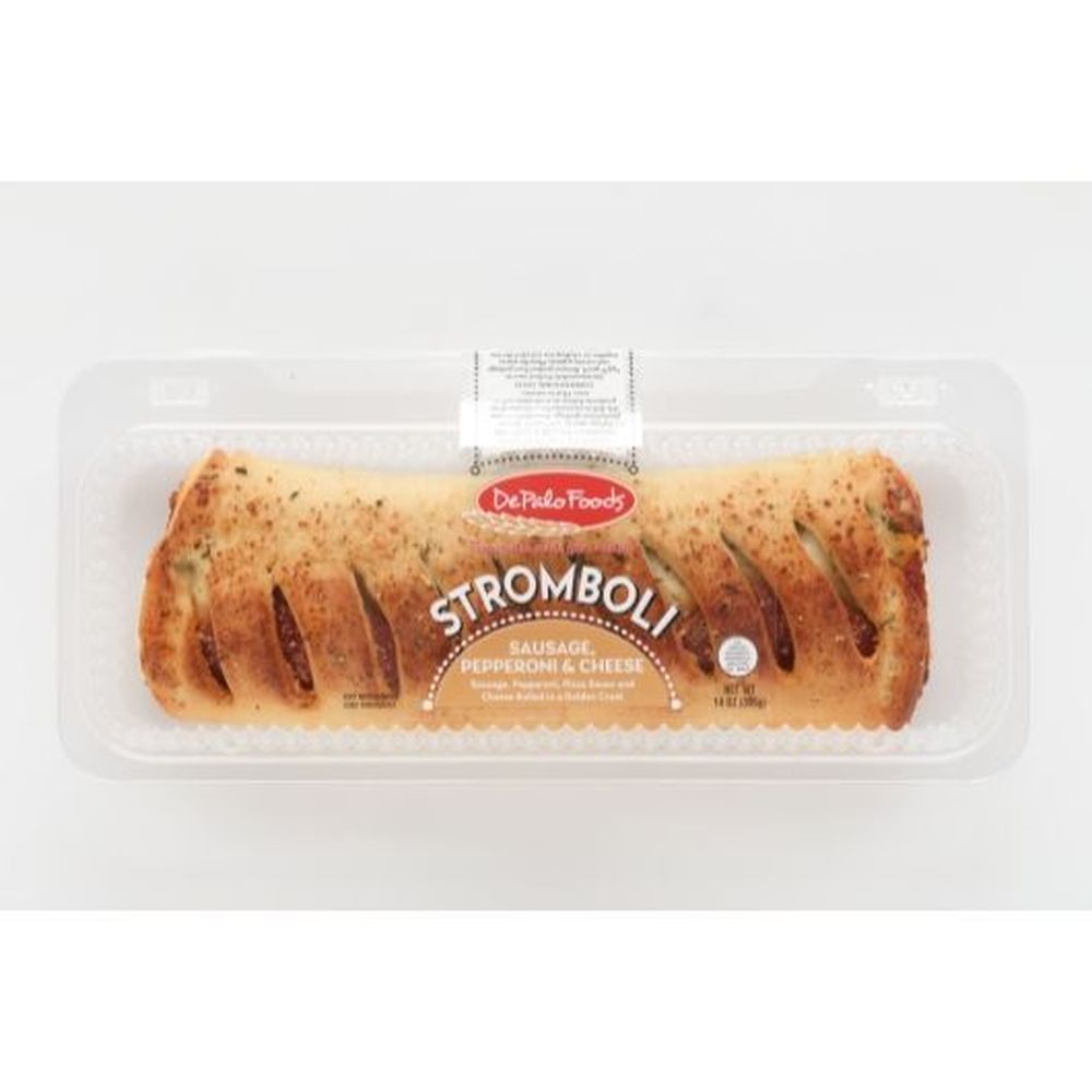 Sausage Pepperoni and Cheese Stromboli