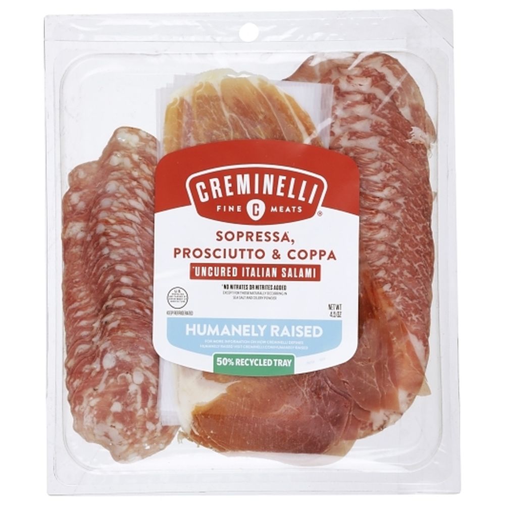 Uncured Italian Sopressa Prosciutto and Coppa Salami