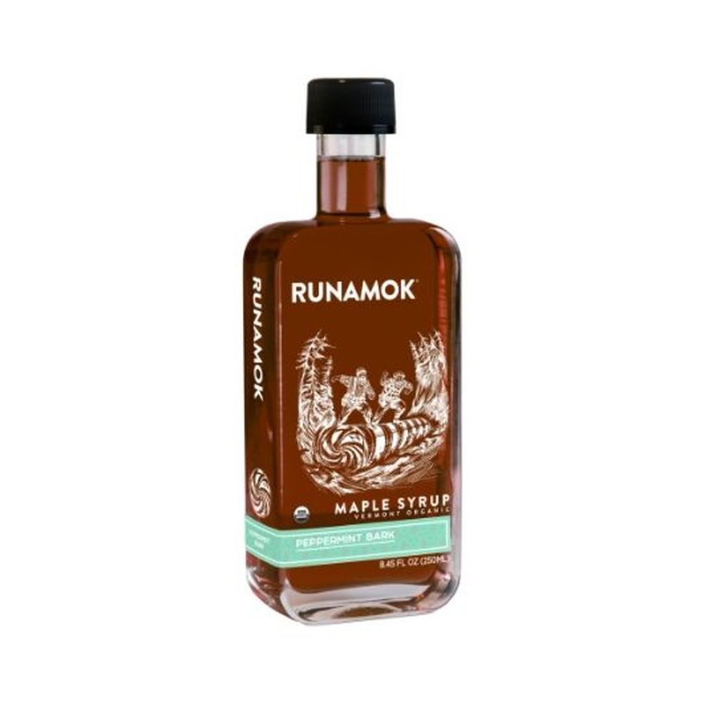 Runamok Organic Peppermint Bark Maple Syrup, 8.45 Fluid Ounce -- 6 Per Case