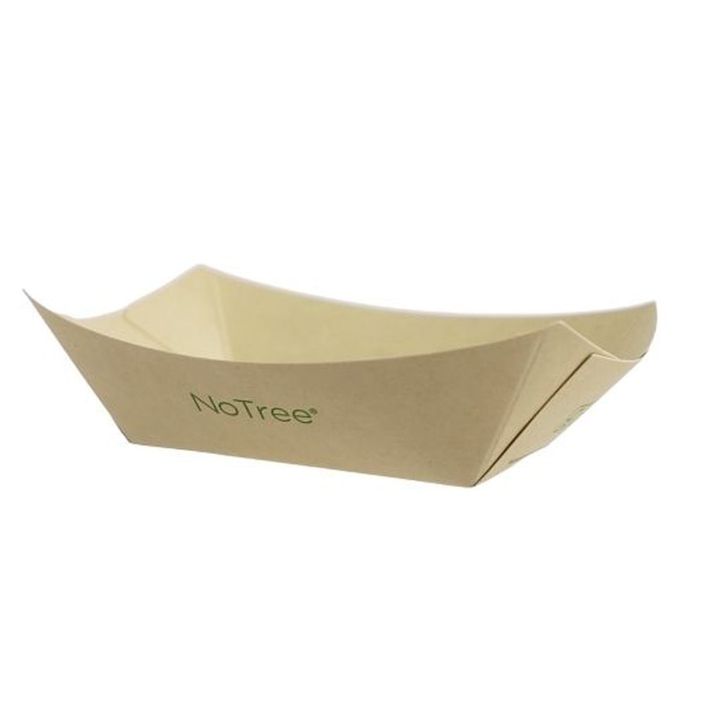 World Centric Pla Lined 1 Pound Boat Tray, 50 Count -- 20 Per Case