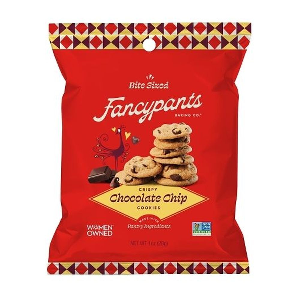 Fancypants Crispy Chocolate Chip Cookies, 1 Ounce -- 24 Per Case