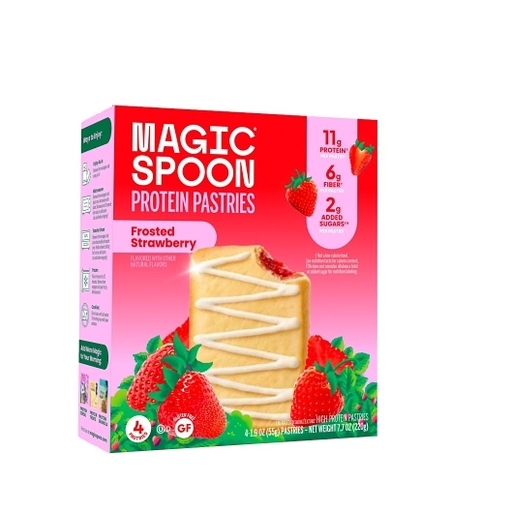 Magic Spoon Frosted Strawberry Protein Pastries, 1.9 Ounce -- 24 Per Case