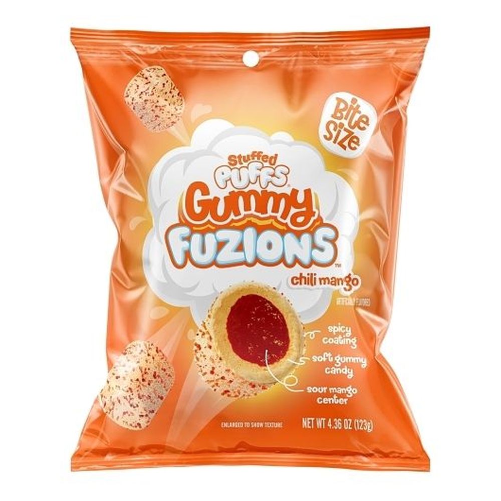Stuffed Puffs Chili Mango Gummy Fuzions, 4.36 Ounce -- 8 Per Case
