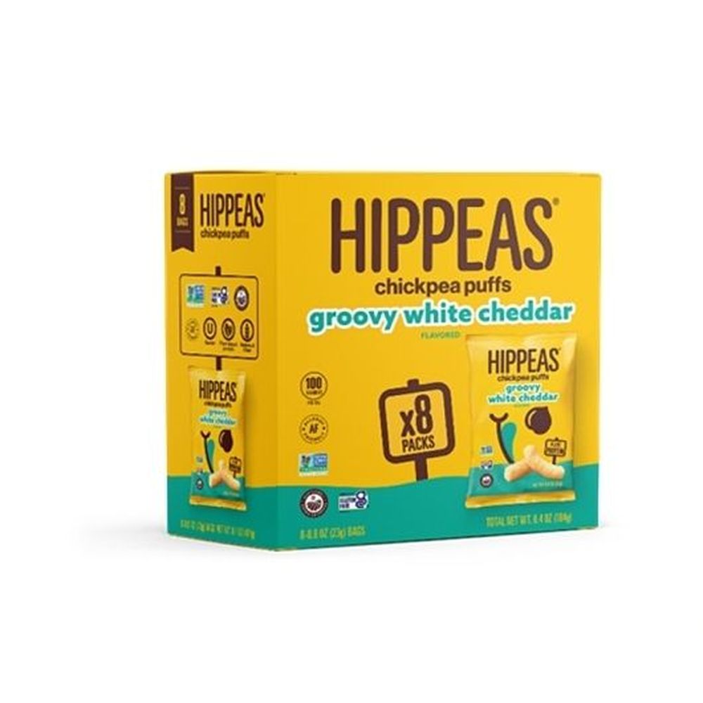 Groovy White Cheddar Chickpea Puffs