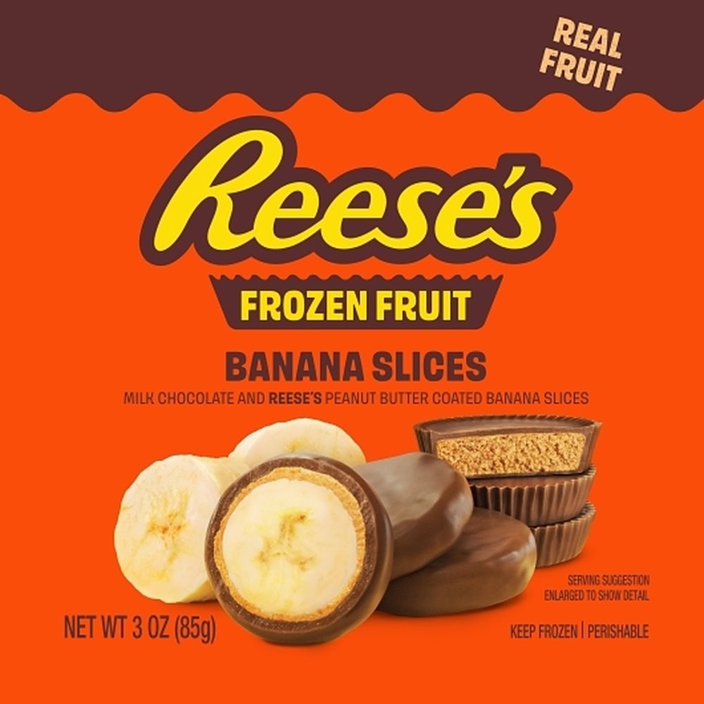 Reese's Banana Slices With Peanut Butter And Milk Chocolate, 3 Ounce -- 10 Per Case