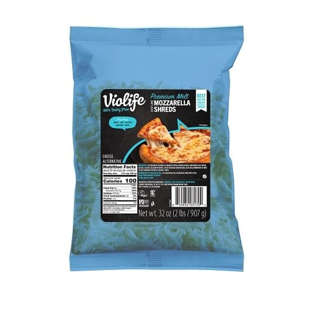 Violife Vegan Just Like Mozzarella Shreds, 2 Pound -- 5 Per Case