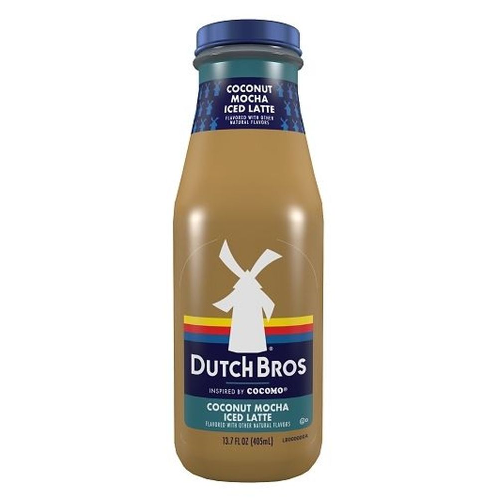 Dutch Brothers Coconut Mocha Iced Latte, 13.7 Fluid Ounce -- 12 Per Case