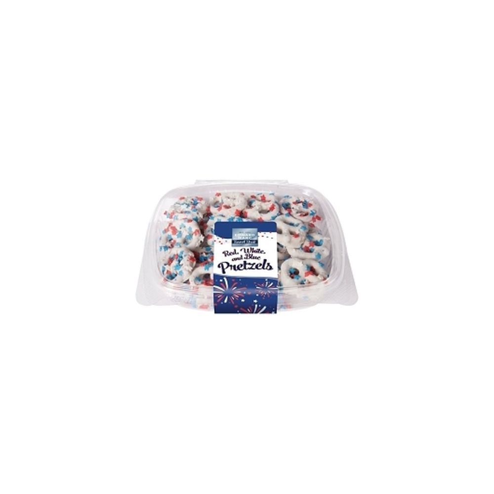 Edward Marc Patriotic Red, White And Blue Pretzels, 6 Ounce -- 12 Per Case