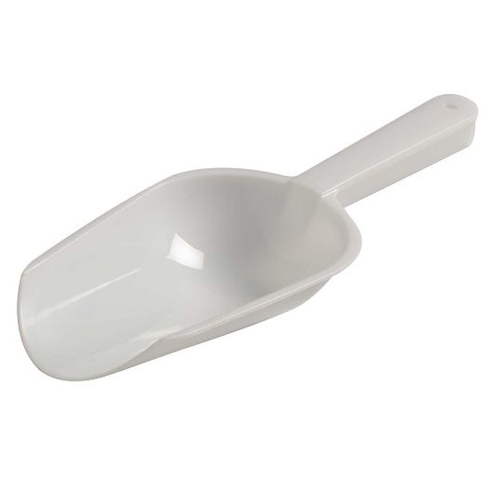 Fineline Settings Platter Pleasers Polypropylene 6 Ounce Individually Wrapped White Ice/candy Scoop, 48 Count