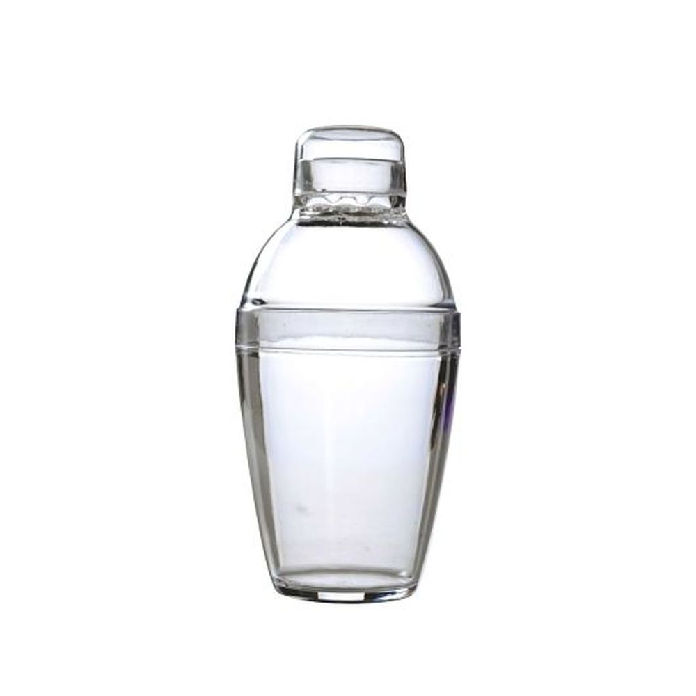 Fineline Settings Quenchers 7 Ounce Polystyrene Clear Cocktail Shaker, 24 Count