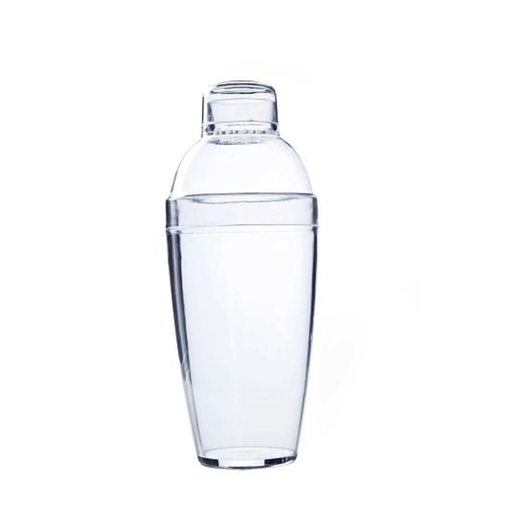 Fineline Settings Quenchers 14 Ounce Polystyrene Round Clear Cocktail Shaker, 24 Count