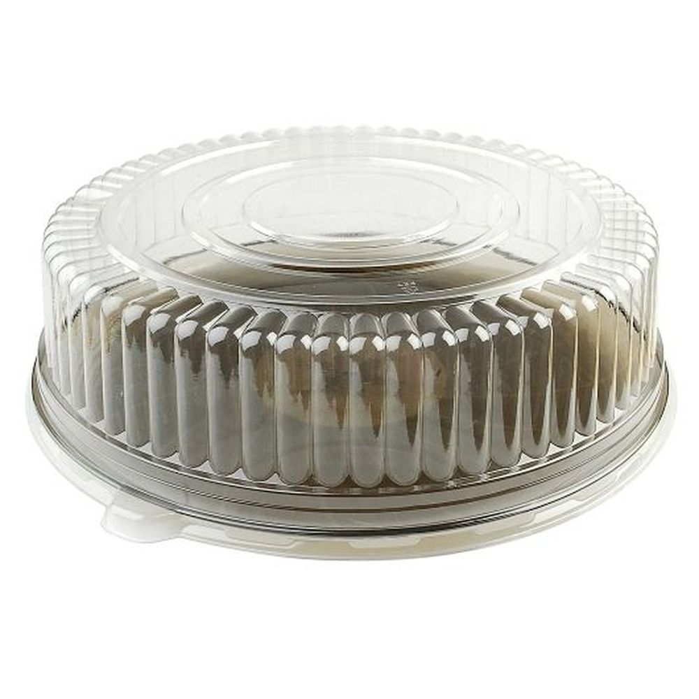 Fineline Settings Reform 12 X 3.5 Inch Pete Clear Pet Dome Lid For Trays, 25 Count