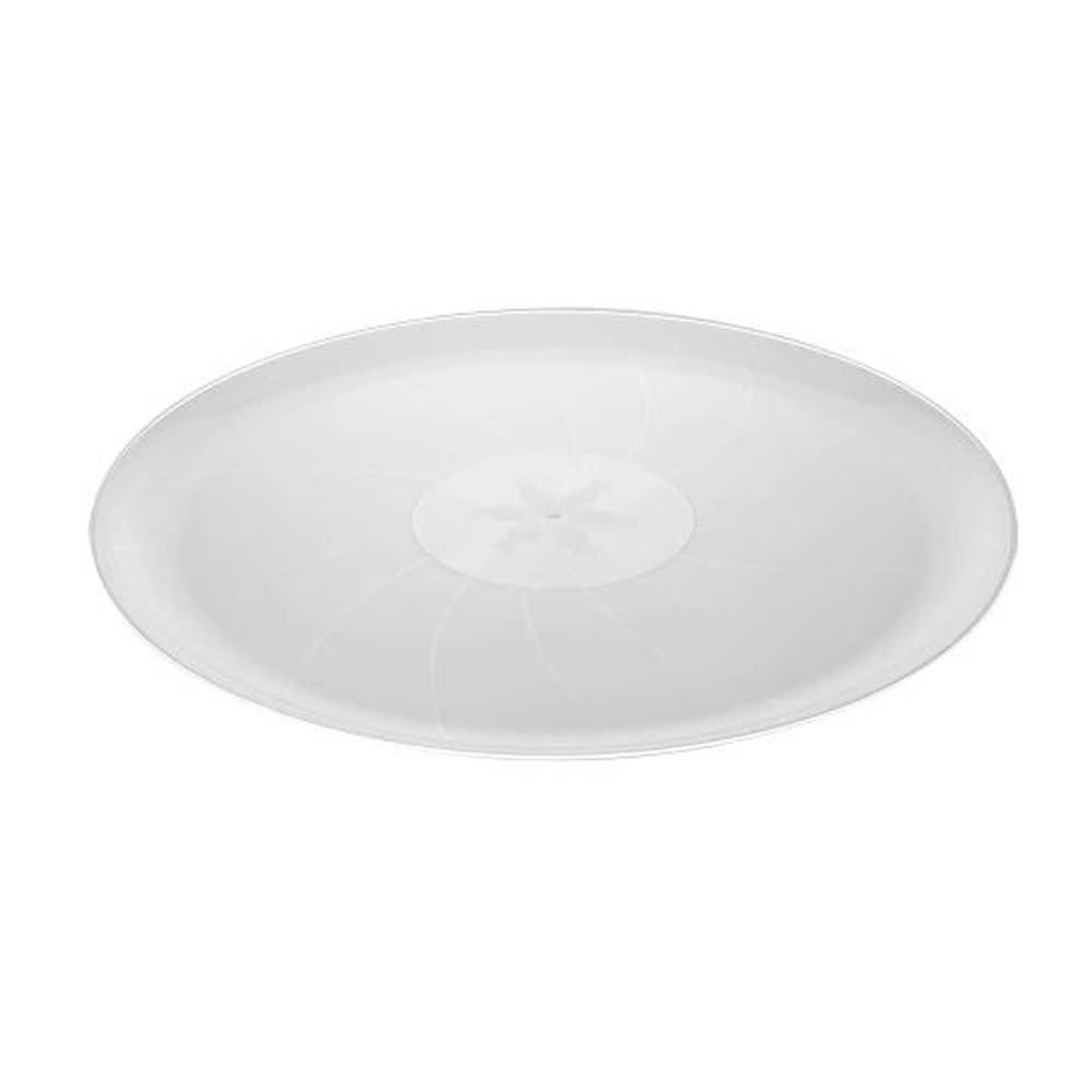 Platter Pleasers 16 inch Polystyrene Classic Round Clear Tray