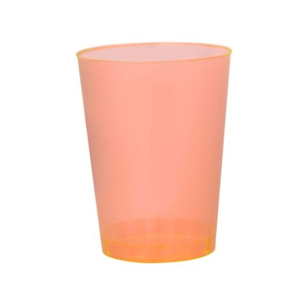 Savvi Serve 10 Ounce Capacity Orange Neon Tumbler, 500 Count