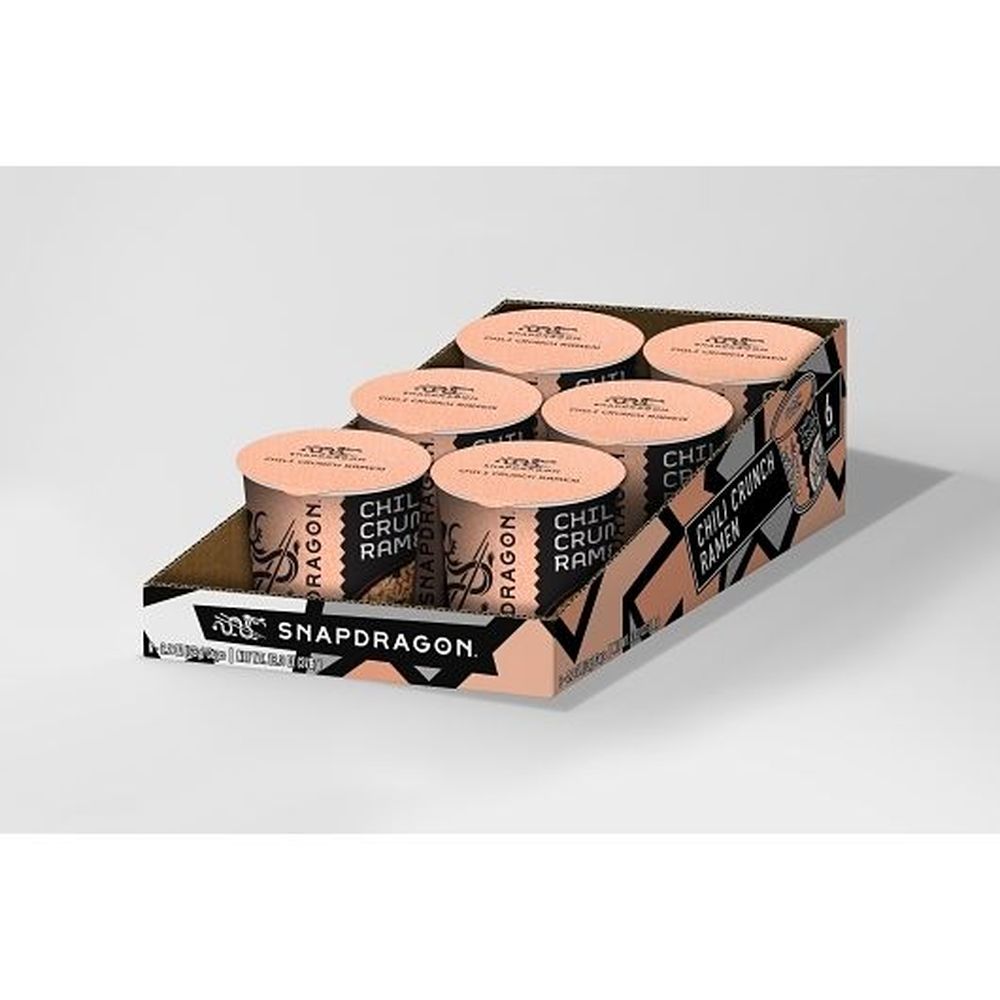 Snapdragon Chili Crunch Ramen Cup, 2.2 Ounce -- 24 Per Case