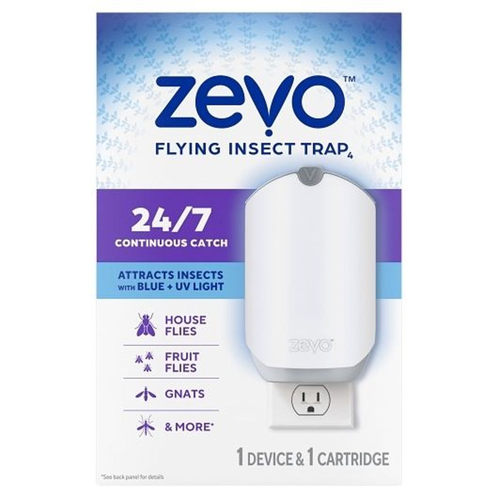 Zevo Flying Insect Trap Starter Kit -- 4 Per Case