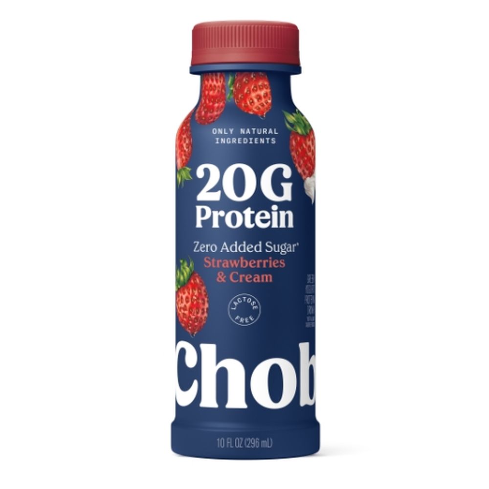 20G Protein Strawberries and Cream Lowfat Greek Yogurt Drink