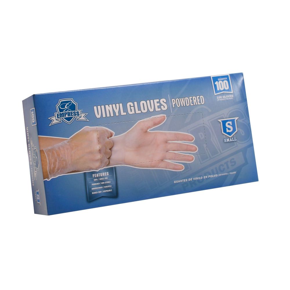Small Powdered Vinyl Gloves