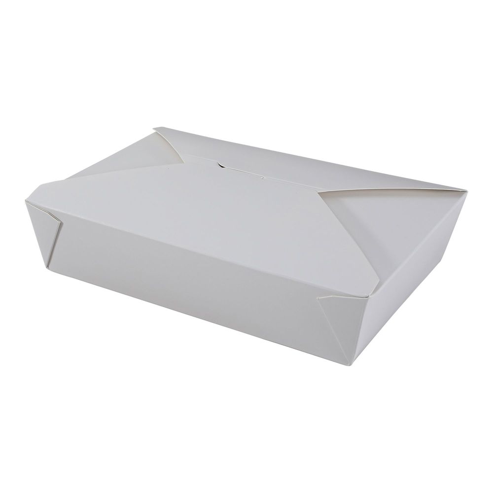 Empress White Number 2 Folded Takeout Box, 7.75 x 5.5 x 1.875 inch ...