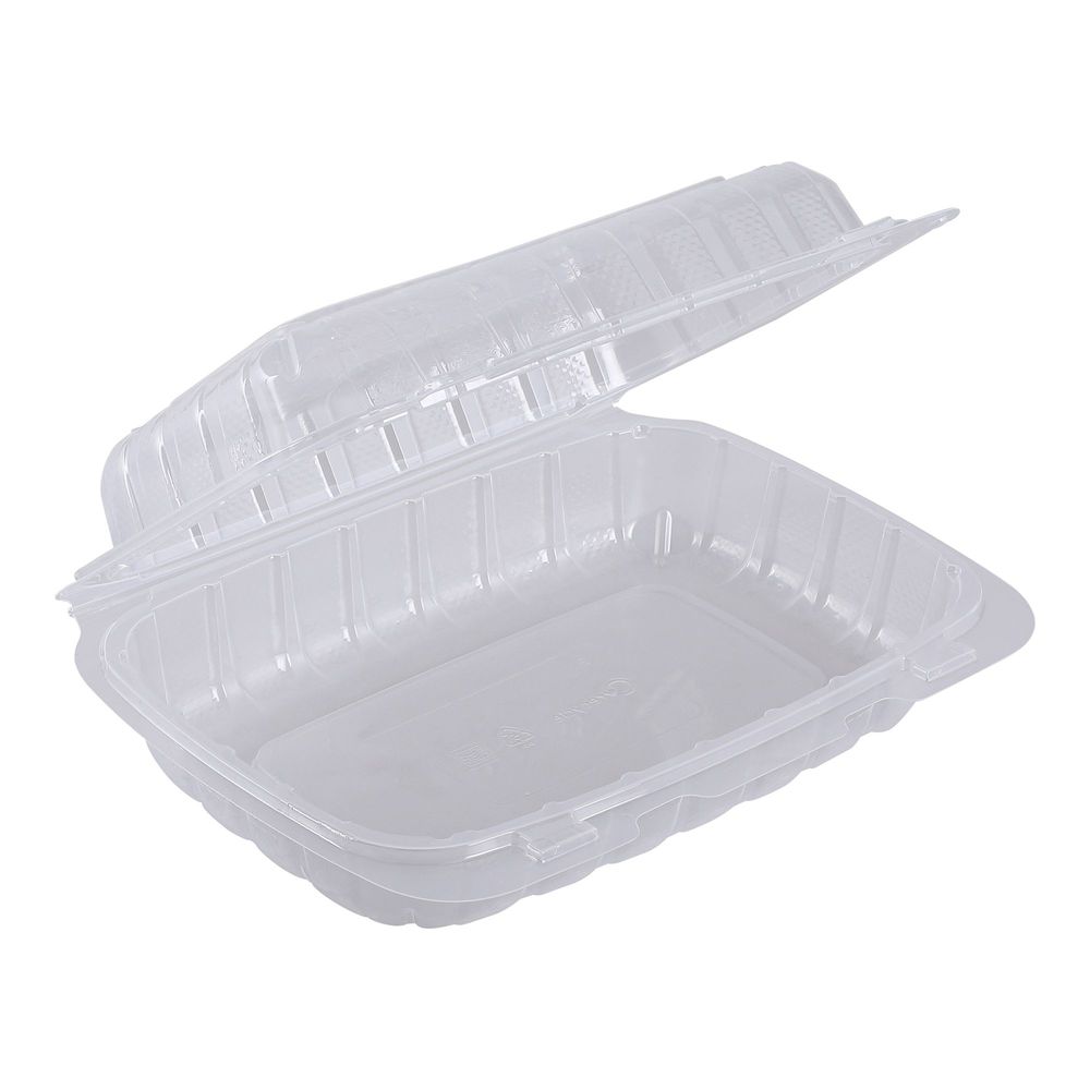 Clear Polypropylene Vented Hinged Container
