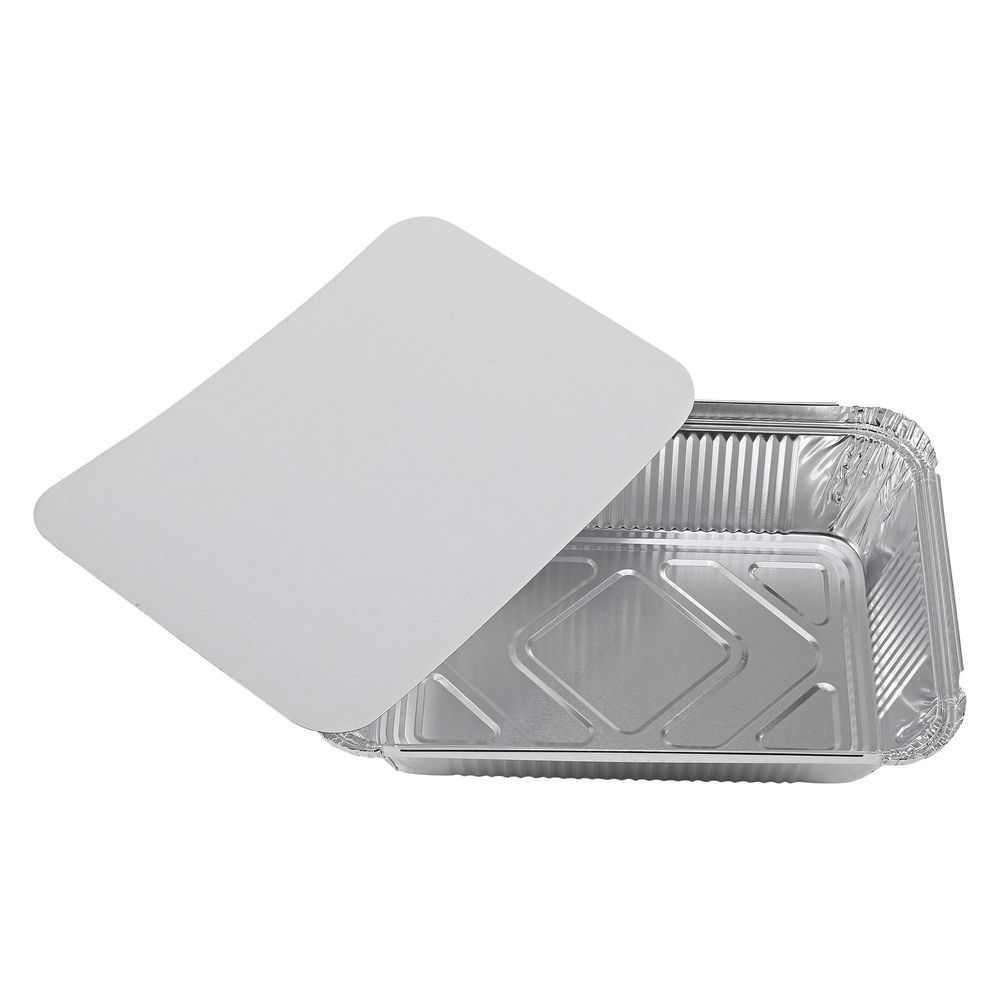 Oblong Aluminum Foil Pan with Board Lid