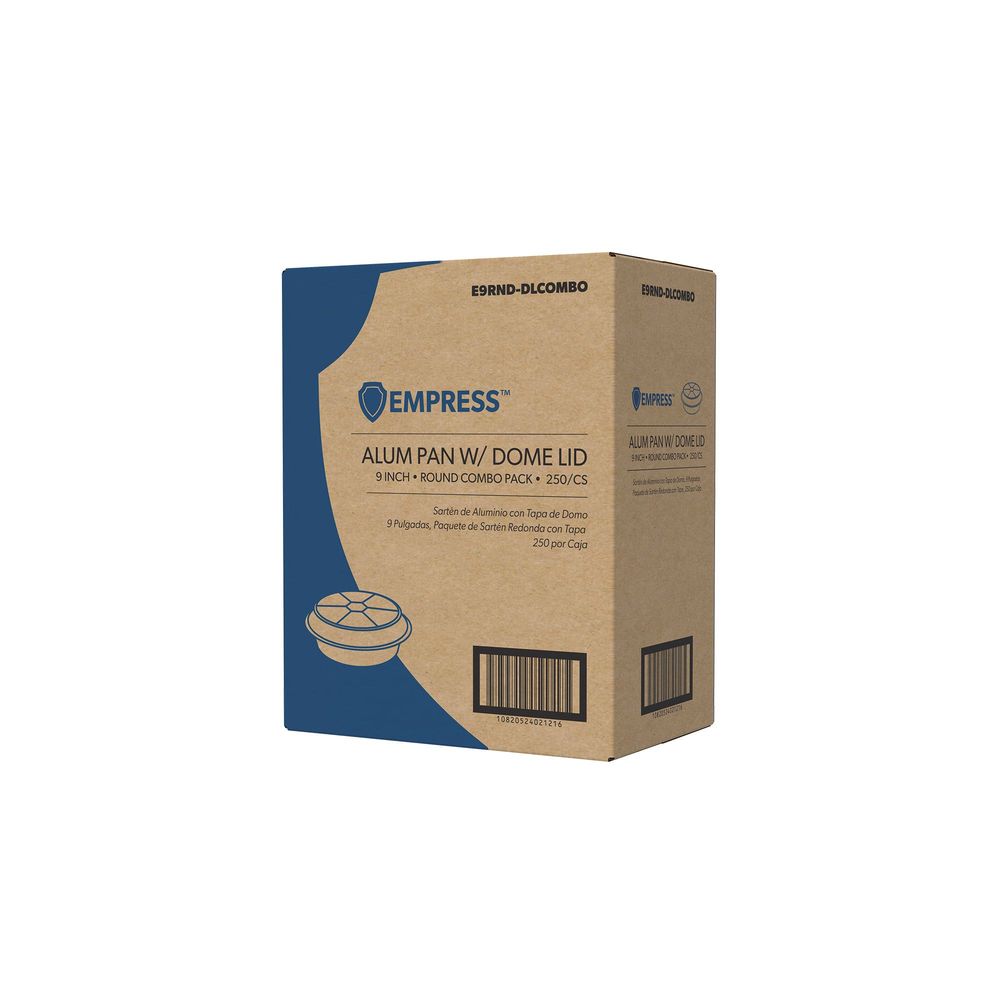 Round Aluminum Pan with Board Lid 9 inch