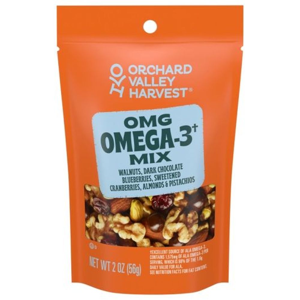 Orchard Valley Harvest Omega-3 Mix, 2 Ounce -- 14 Per Case
