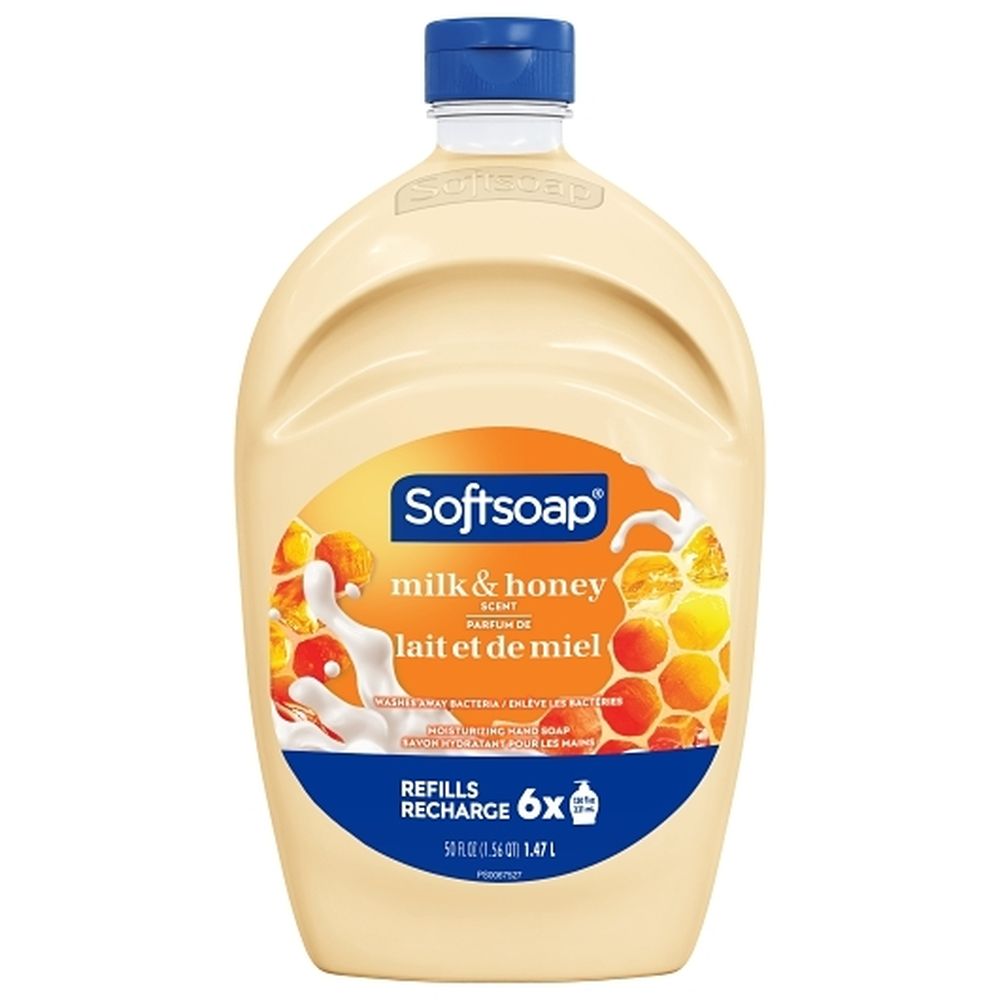 Softsoap Milk And Honey Scented Liquid Hand Wash Refill, 50 Fluid Ounce -- 3 Per Case
