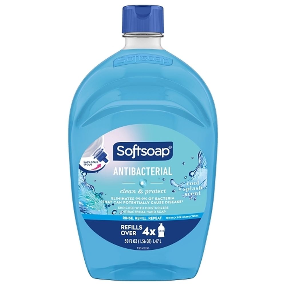 Softsoap Clean And Protect Antibacterial Liquid Hand Wash Refill, 50 Ounce -- 3 Per Case